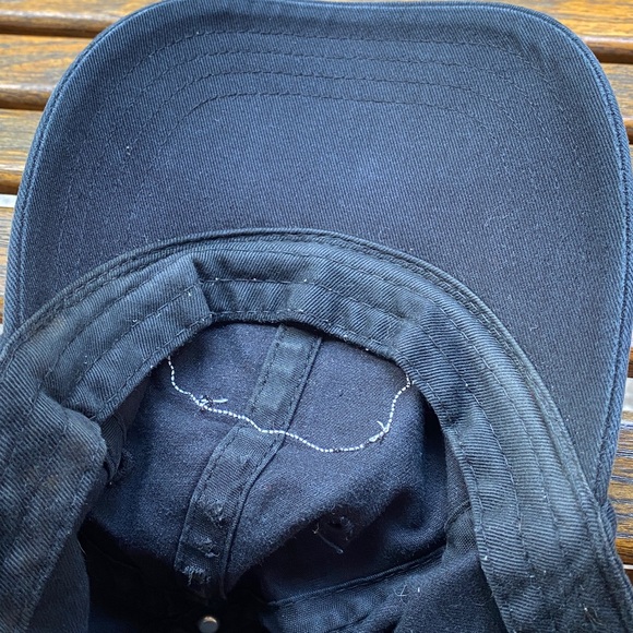 John Deere Black Vintage faded Hat adjustable back strap cap - Picture 13 of 14